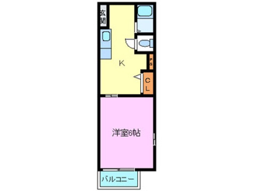 間取図 ハイム細小路Ⅱ