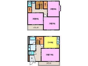 間取図 ロイヤルテラス加茂Ａ・Ｂ棟