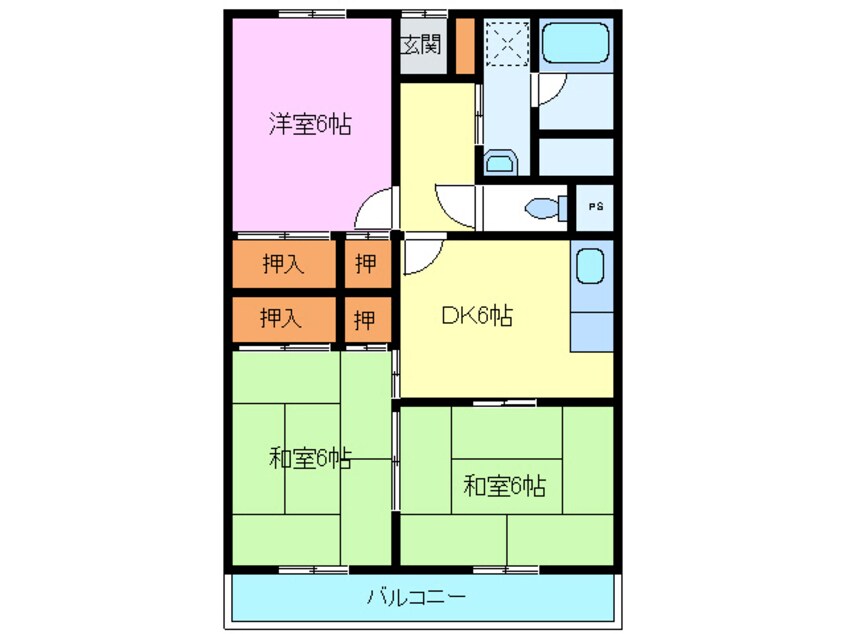 間取図 仁栄第二マンション