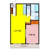 ＭＯＳガーデン 1LDKの間取り