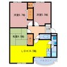 イーフラッツネオ 3LDKの間取り