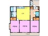 ロイヤルプラザ高田 3LDKの間取り