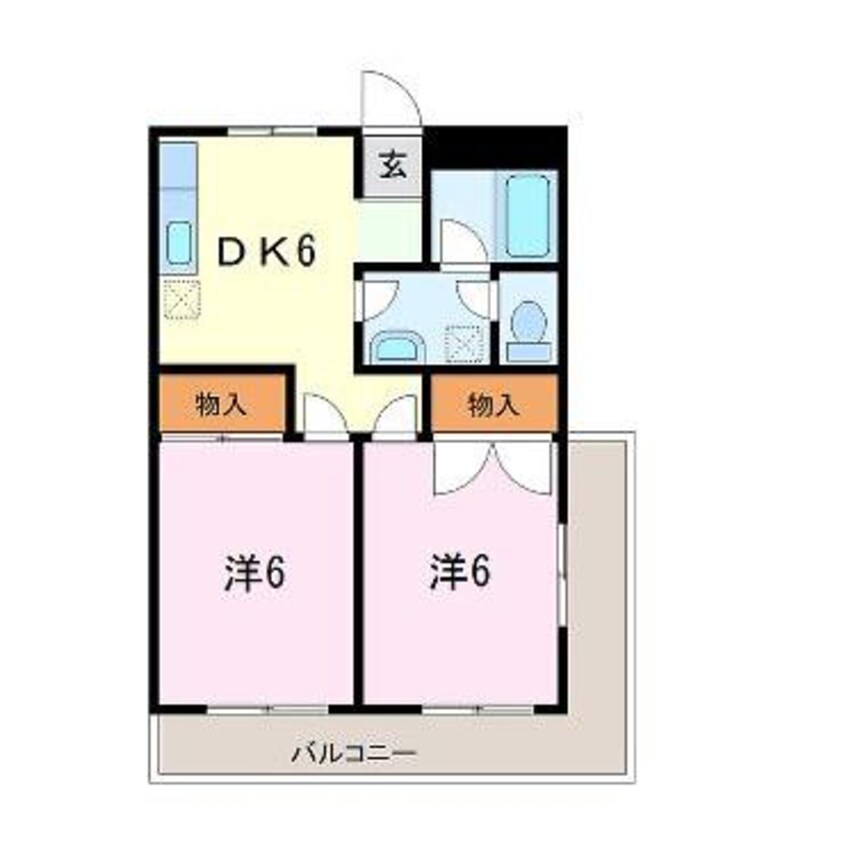 間取図 下山ビルあまだ