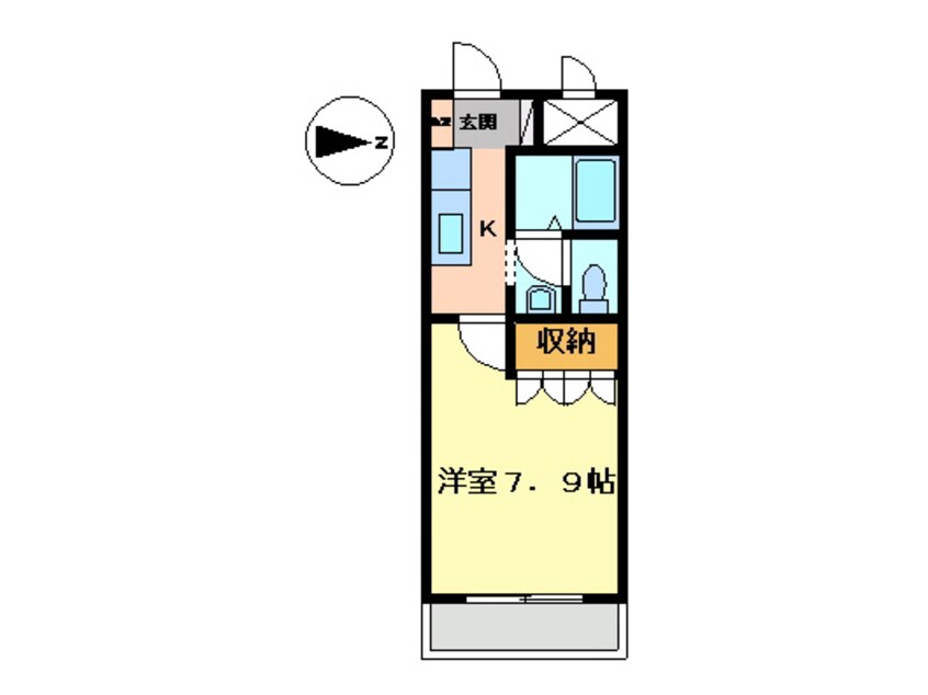 間取図 ロイヤルパレス花水木