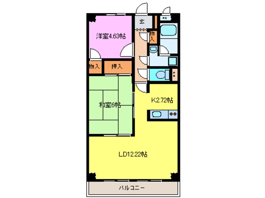 間取図 メゾンド・ファミーユ