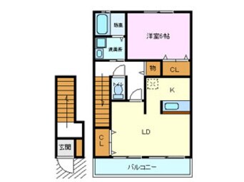間取図 フォレットフォンテｨーヌ