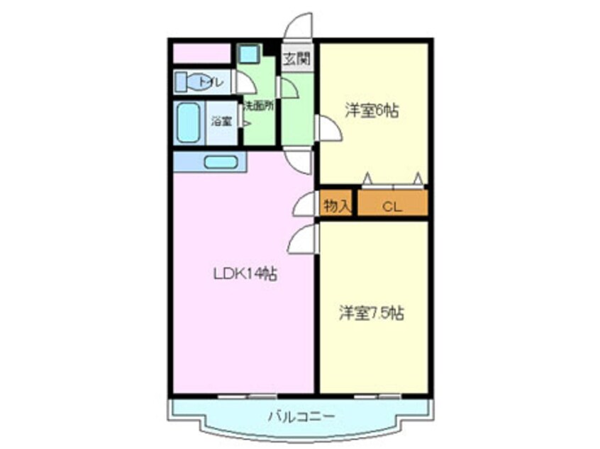 間取図 橘ストークス