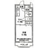LA　FLEUR 1DKの間取り