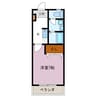 ランドマーク３ 1Kの間取り