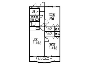 間取図 ソシアＦ