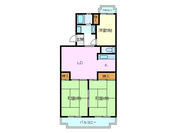 間取り図 マンションイズミヤ588