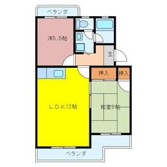 間取図 エクセレントＦ