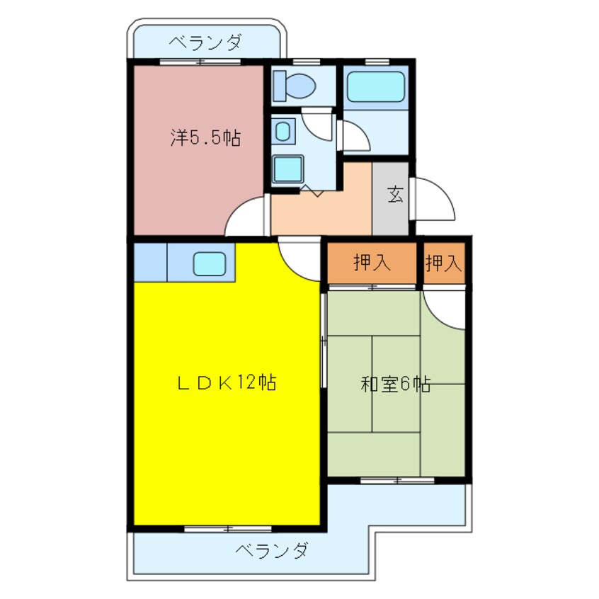 間取図 エクセレントＦ