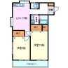 ソワサントUTR.1 2DKの間取り