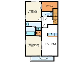 間取図 センターヒルズ弐番館