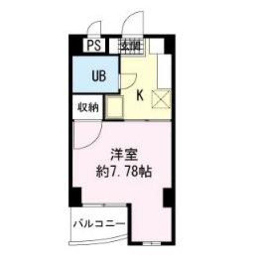 間取図 三島若文ビル