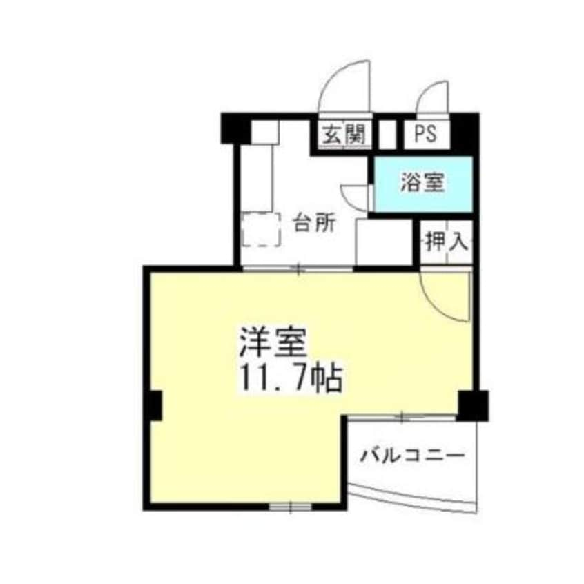 間取図 三島若文ビル