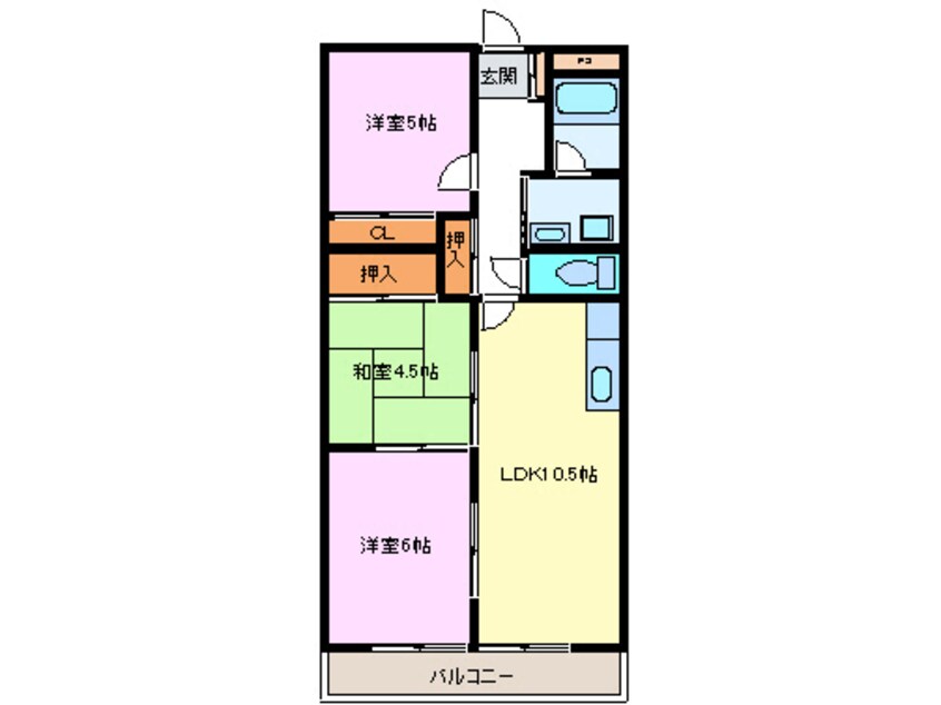 間取図 ドミールＫ弐番館