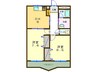 ルネッサ徳倉東町 2DKの間取り