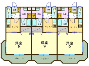 間取図 ヴィブレMAKI Ⅱ