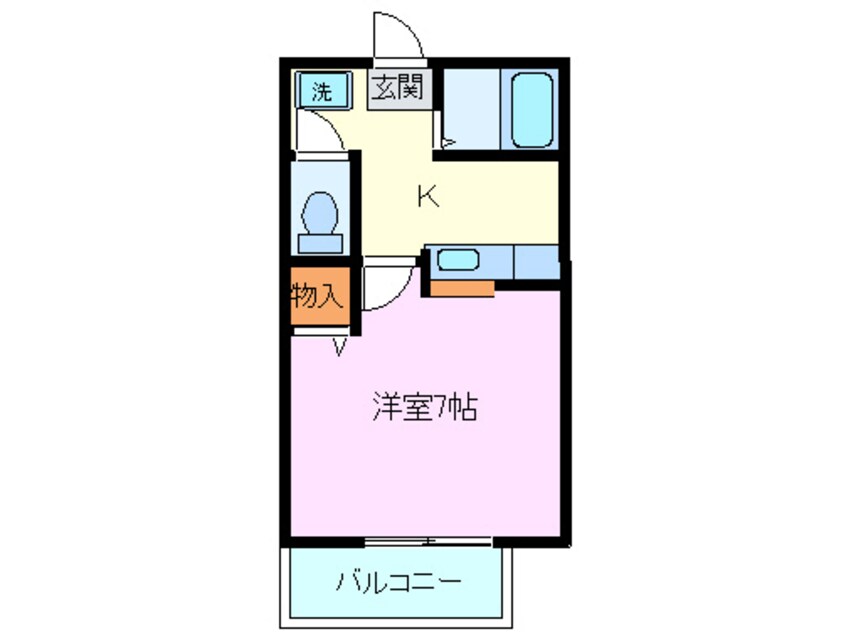 間取図 佐藤ハイツⅢ