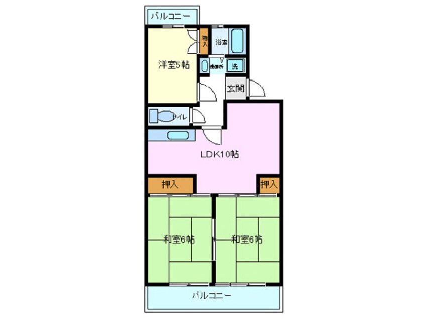 間取図 芦川ハイツ