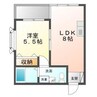 アプローズ 1LDKの間取り