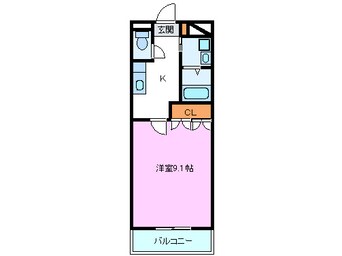 間取図 サンモール中島A