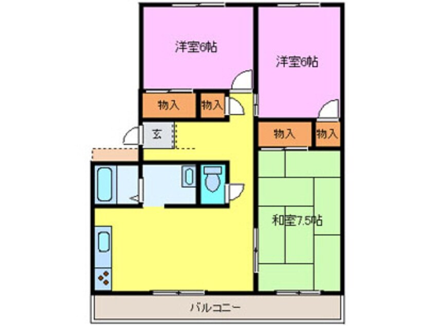 間取図 長谷川マンションⅡ