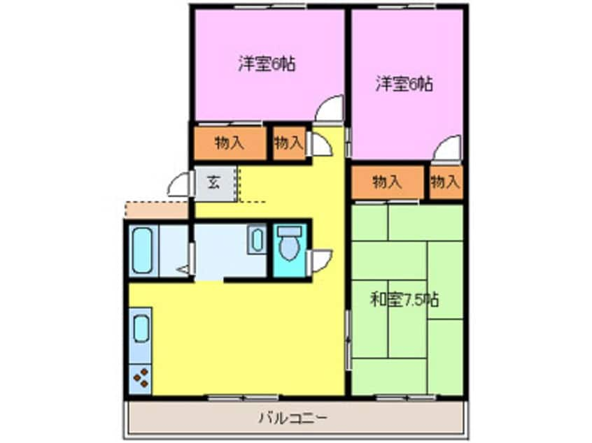 間取図 長谷川マンションⅡ