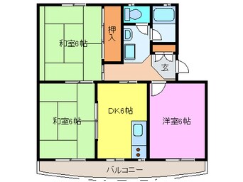 間取図 須原ハイツ