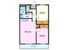 ＳＡＶＯＹ　ＣＯＵＲＴ 2LDKの間取り