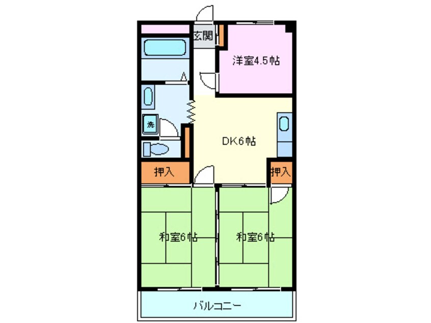 間取図 石井ビル銀杏館