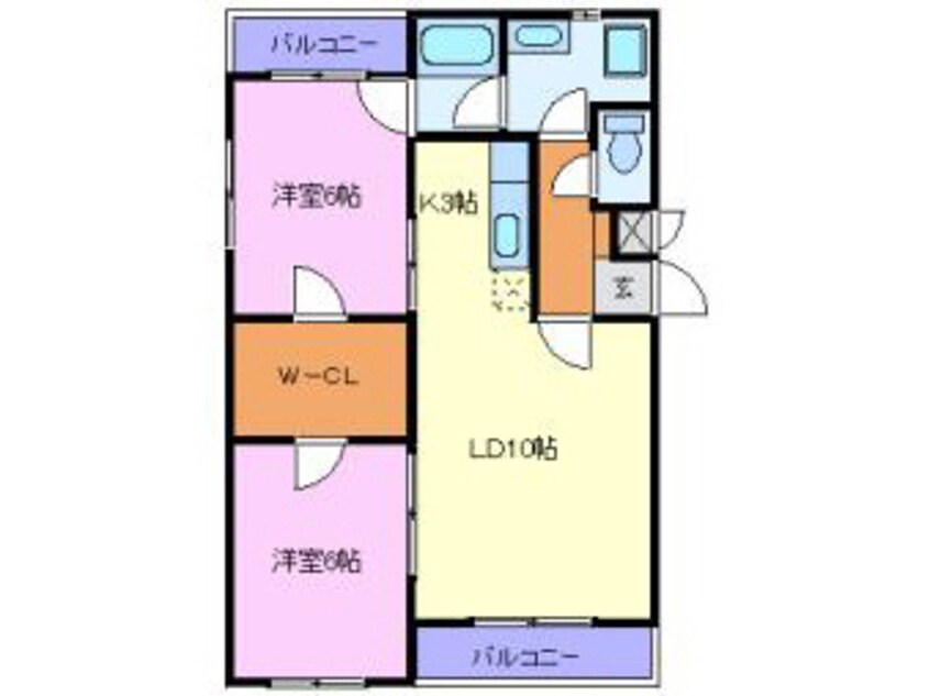 間取図 ビバ・ステート