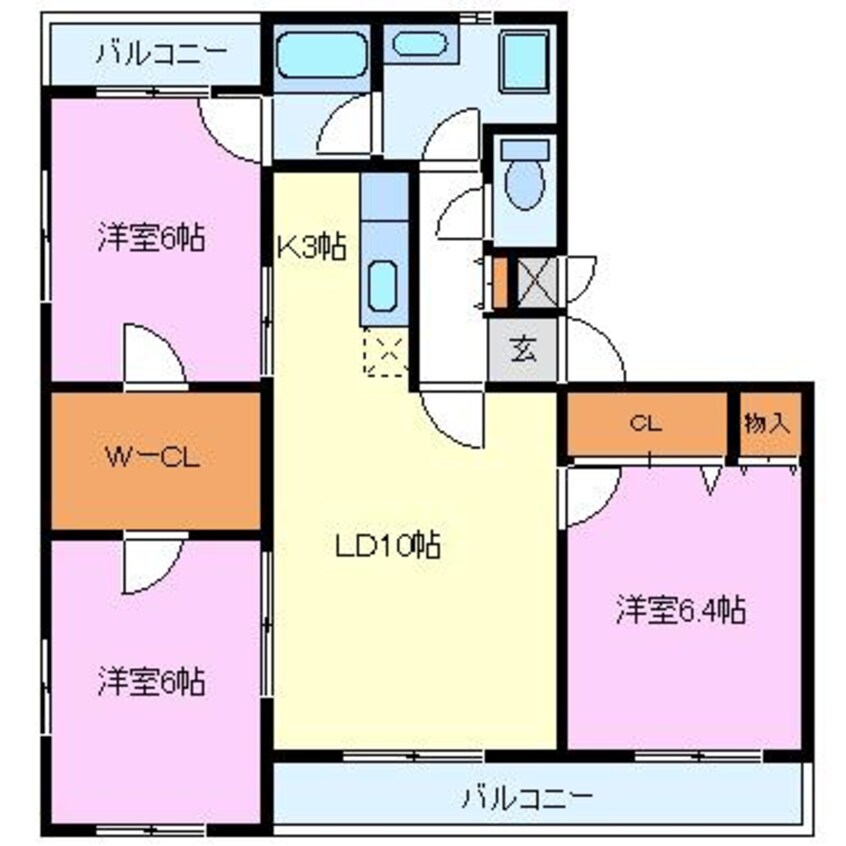 間取図 ビバ・ステート