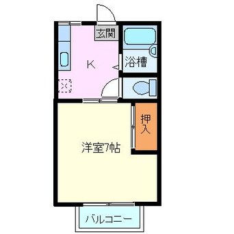 間取図 コーポラスムロフシ