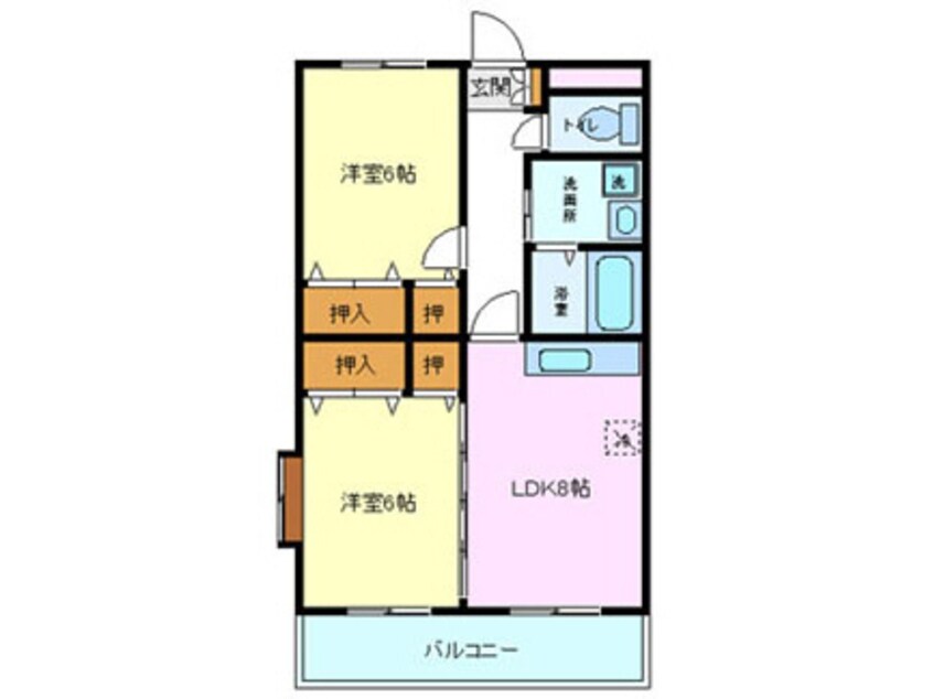 間取図 ロイヤルプラザゆたか弐番館