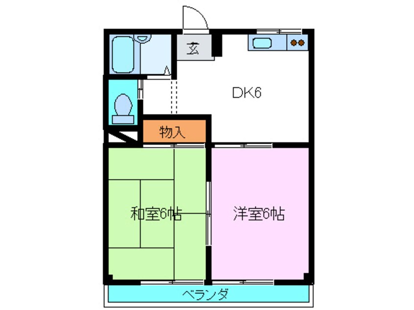 間取図 シェトワ八幡