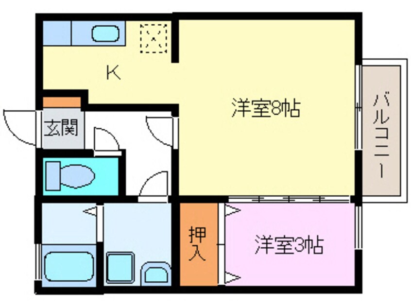 間取図 サニーヒルズ