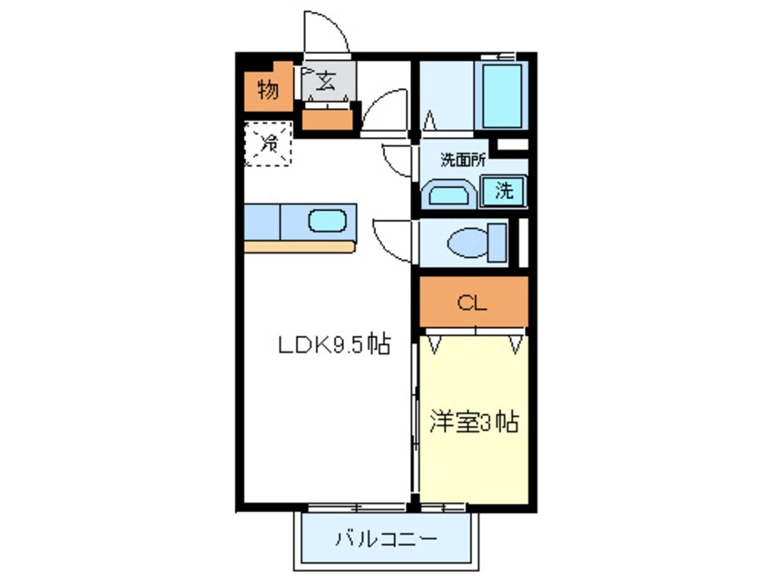 間取図 ウィル・Ｋ