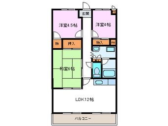 間取図 メゾン東本町