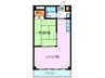 井出マンション 1LDKの間取り