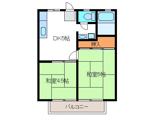 間取り図 サンシティ西島(中島)