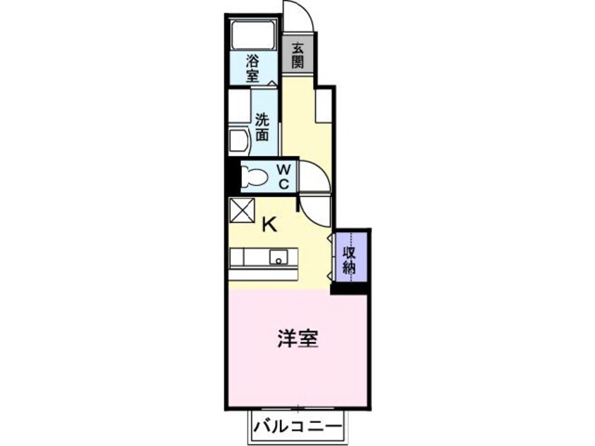 間取図 プラシード(長沢)