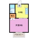 コーポ下賀茂の間取図