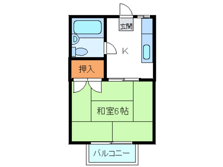 間取図 コーポ下賀茂