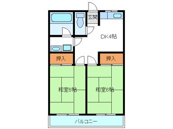 間取図 向笠ハイツ