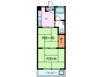 間取図 多田マンション