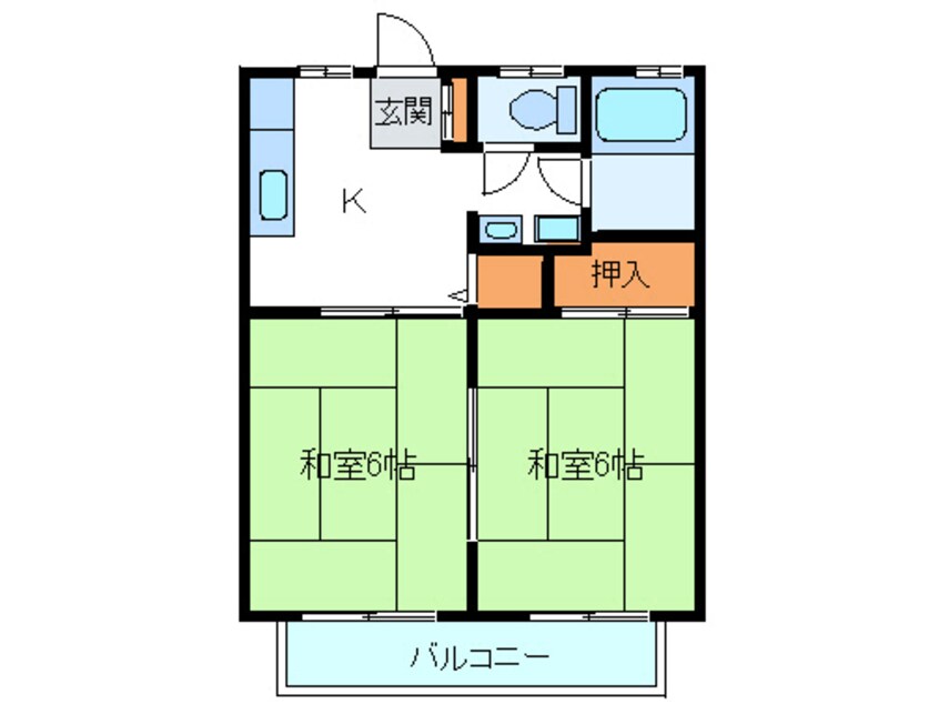 間取図 サンライフ鈴春