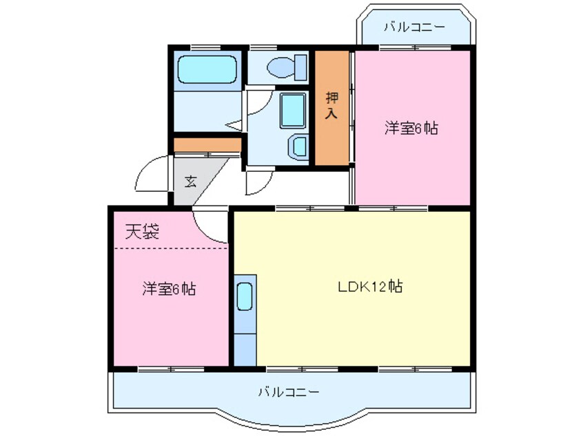 間取図 ピュアセゾン